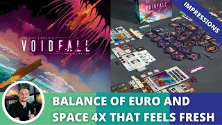Voidfall: Honest & Precise Prototype Impressions. The balance of euro and space 4X that feels fresh.