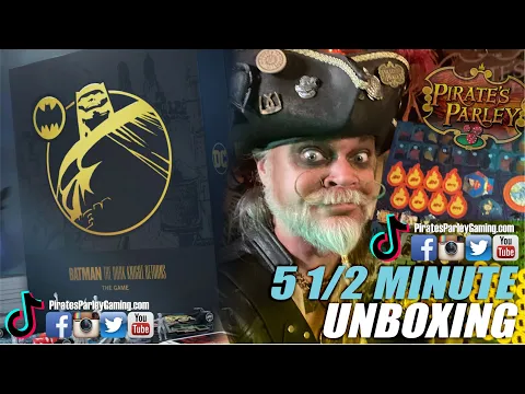 Batman: The Dark Knight Returns Board Game 5.5 minute UNBOXING!