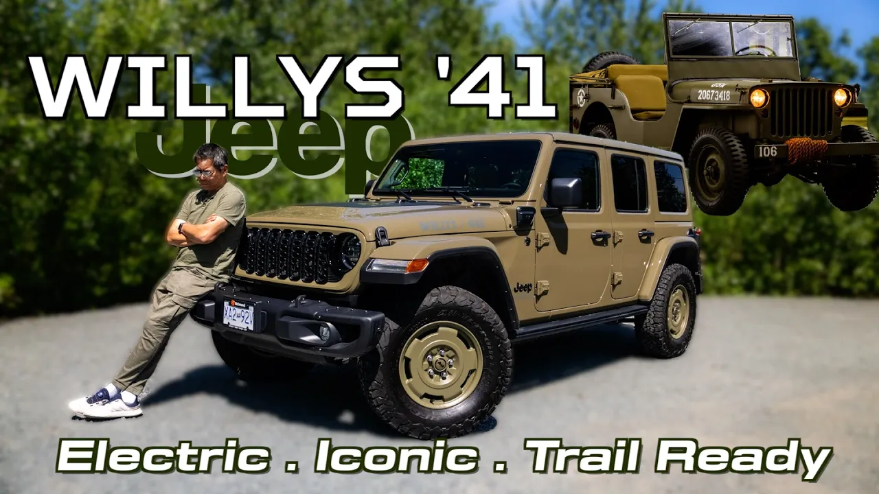 2025 Jeep Wrangler Willys 41 4xe – Electric + Iconic 4X4 Heritage!