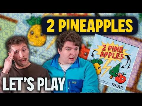 2 Pineapples | A Fast Pace Card Game of Pines, Apples, and Pineapples! | Board Game Playthrough