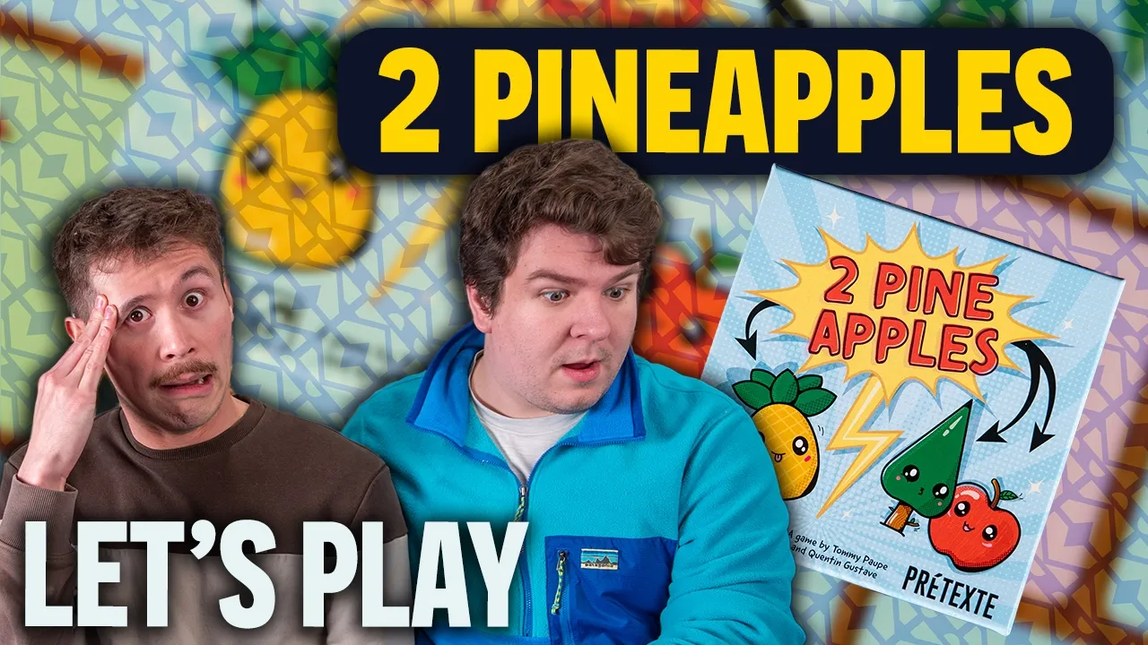2 Pineapples | A Fast Pace Card Game of Pines, Apples, and Pineapples! | Board Game Playthrough