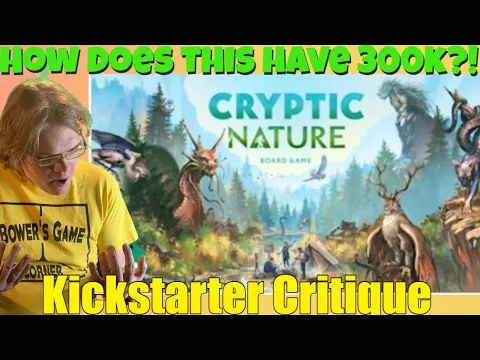 CRYPTIC NATURE: Discover and Protect the Legendary Creatures - Kickstarter Critique Review
