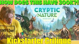 CRYPTIC NATURE: Discover and Protect the Legendary Creatures - Kickstarter Critique Review