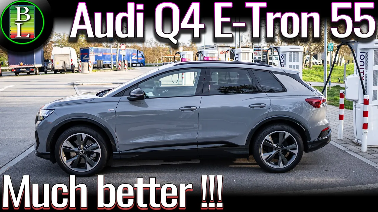 NEW Audi Q4 E-Tron 55 quattro - 110 km/h (68mph) range test