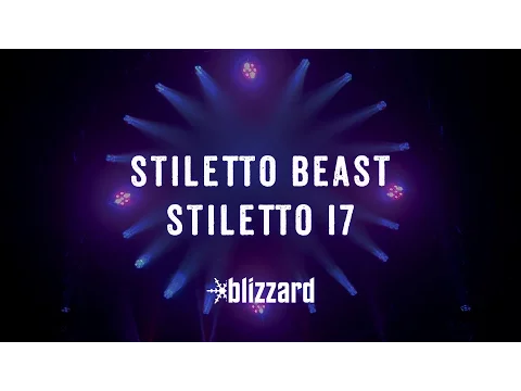 Product video thumbnail for Blizzard Stiletto Beast 7x60-Watt RGBW LED Moving Head Light