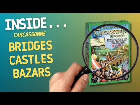 Carcassonne Expansion 8 – Bridges, Castles and Bazaars | Inside with João Ricardo Ep785