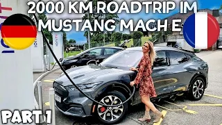 Erster Roadtrip im Mustang Mach E mit Ionity Ladeproblem und erste Nacht im Auto.