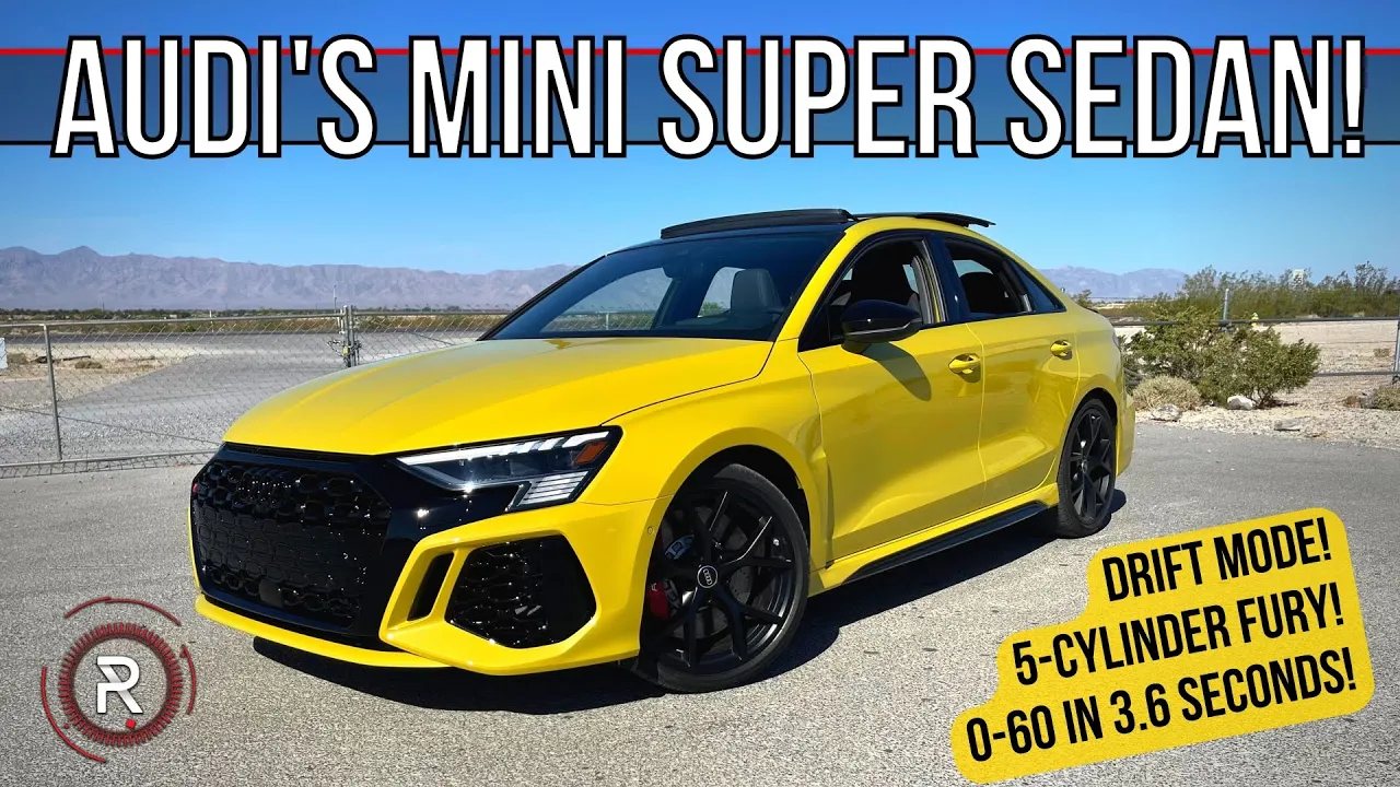 The 2022 Audi RS3 Is A Ferocious Drift-Happy 5-Cylinder Super Sport Sedan
