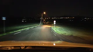 Mercedes EQA regular LED headlights test