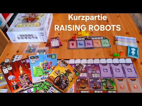 Kurzpartie RAISING ROBOTS // #brettspielvibes