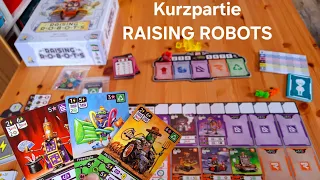 Kurzpartie RAISING ROBOTS // #brettspielvibes