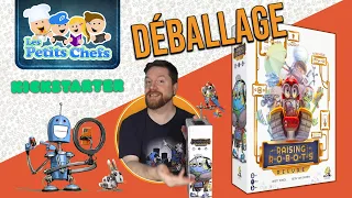 Raising Robots + Pets Deluxe Kickstarter Déballage (Unboxing) | Les Petits Chefs