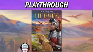 Cartographers Heroes | Solo Playthrough