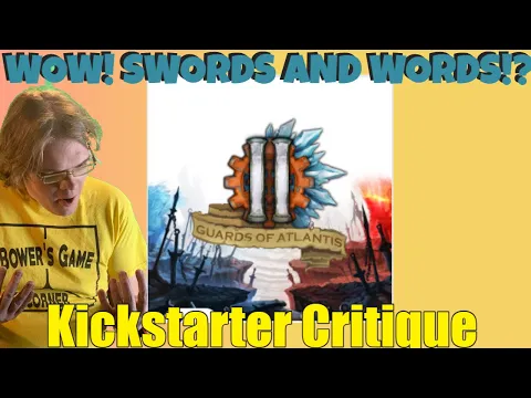 Guards of Atlantis II: Tabletop MOBA- Kickstarter Critique Review