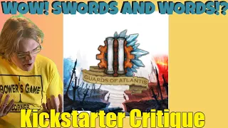 Guards of Atlantis II: Tabletop MOBA- Kickstarter Critique Review