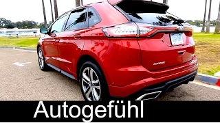 2016 Ford Edge Sport Exterior Interior Driving shots & Assistances Systems - Autogefühl