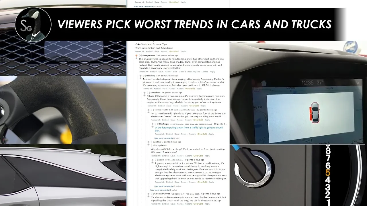 Viewers Choose Worst Trends in Modern Cars and Trucks | PT2