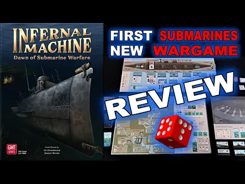 Infernal Machine: Dawn of Submarine Warfare REVIEW | SOLITAIRE WARGAME BOARD GAME