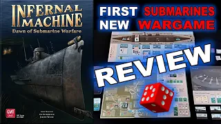 Infernal Machine: Dawn of Submarine Warfare REVIEW | SOLITAIRE WARGAME BOARD GAME