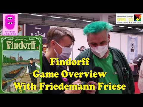 Findorff, Game Overview with Friedemann Friese at Essen Spiel '22