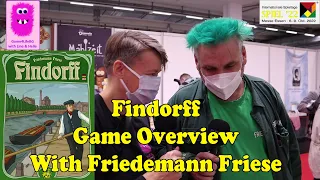 Findorff, Game Overview with Friedemann Friese at Essen Spiel '22