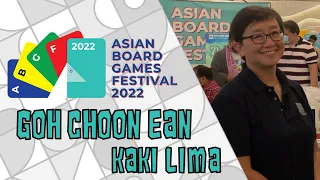 with Goh Choon Ean -  Kaki Lima, at the Asian Board Game Festival 2022