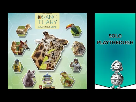 Sanctuary Solo Mode | Relaxing but Strategic Board Game Gameplay