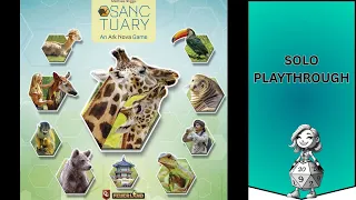 Sanctuary Solo Mode | Relaxing but Strategic Board Game Gameplay