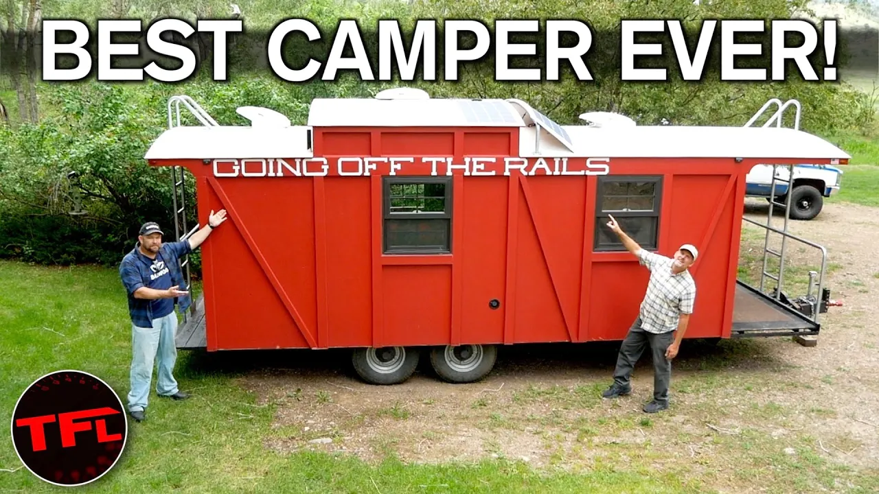When Is a Train Caboose NOT a Caboose? When It's The World's Coolest Custom Camper!