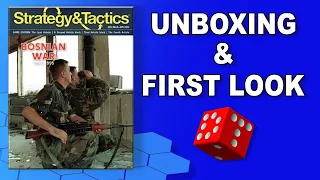 Bosnian War: 1992-1995 | WARGAME War Board Game UNPACKING & FIRST LOOK
