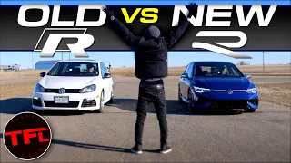 Old vs New - Is The New 2022 Golf R as Fast As The Old One? I Drag Race & Lap Them to Find Out!