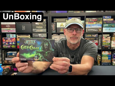 TDG: Tiny Epic Cthulhu: Cult of Chaos unboxing with Ray