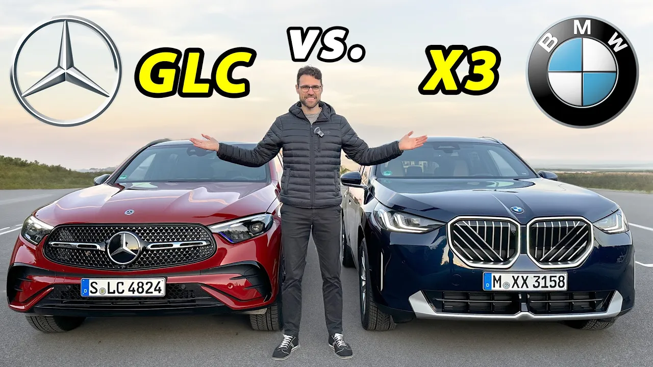 all-new BMW X3 vs Mercedes GLC comparison REVIEW - who has the best mid-size premium SUV?