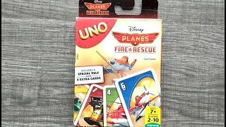 UNO Disney Planes Fire & Rescue Card Game