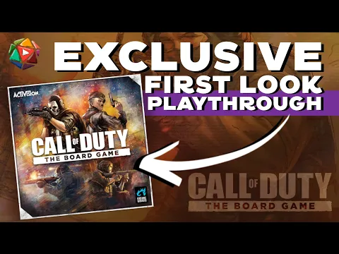 CALL of DUTY the BOARD GAME Playthrough | Exclusive First Gameplay
