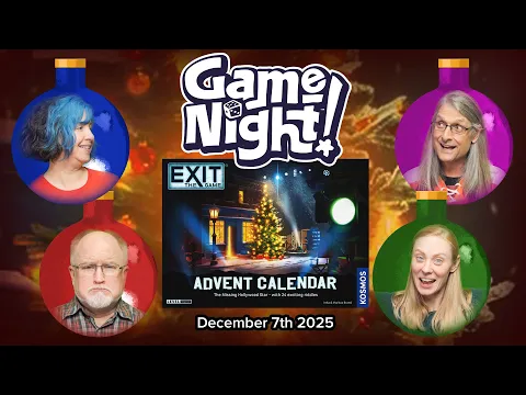 GameNight! 24 Days of Christmas Day 7 - Exit: The Game Advent Calendar - The Missing Hollywood Star