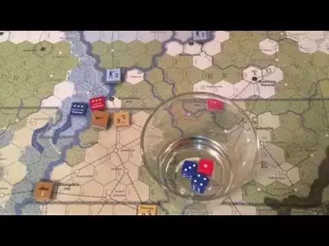 GMT's US Civil War Play through - 1861 Fall Phase 1a