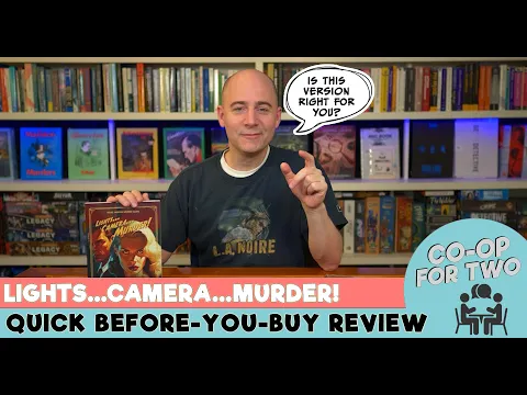 Lights... Camera... Murder... A Quick Review of the New Detective Game Book (20min @ 4k)