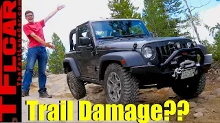 Tall Rocks, Low Jeep: Here's How a Stock Wrangler Takes on a Hard Trail