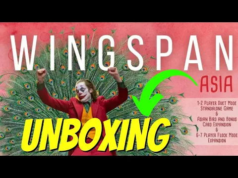Wingspan Asia Unboxing