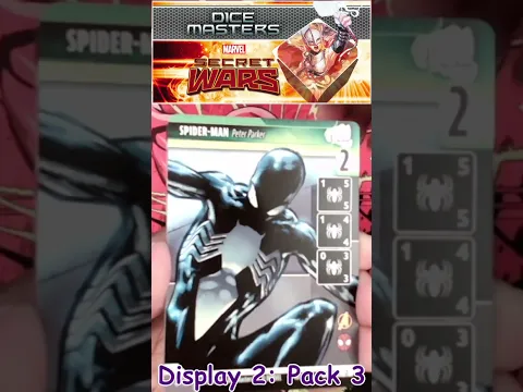 Dice Masters Secret Wars Display Two Opening: Pack 3 #shorts