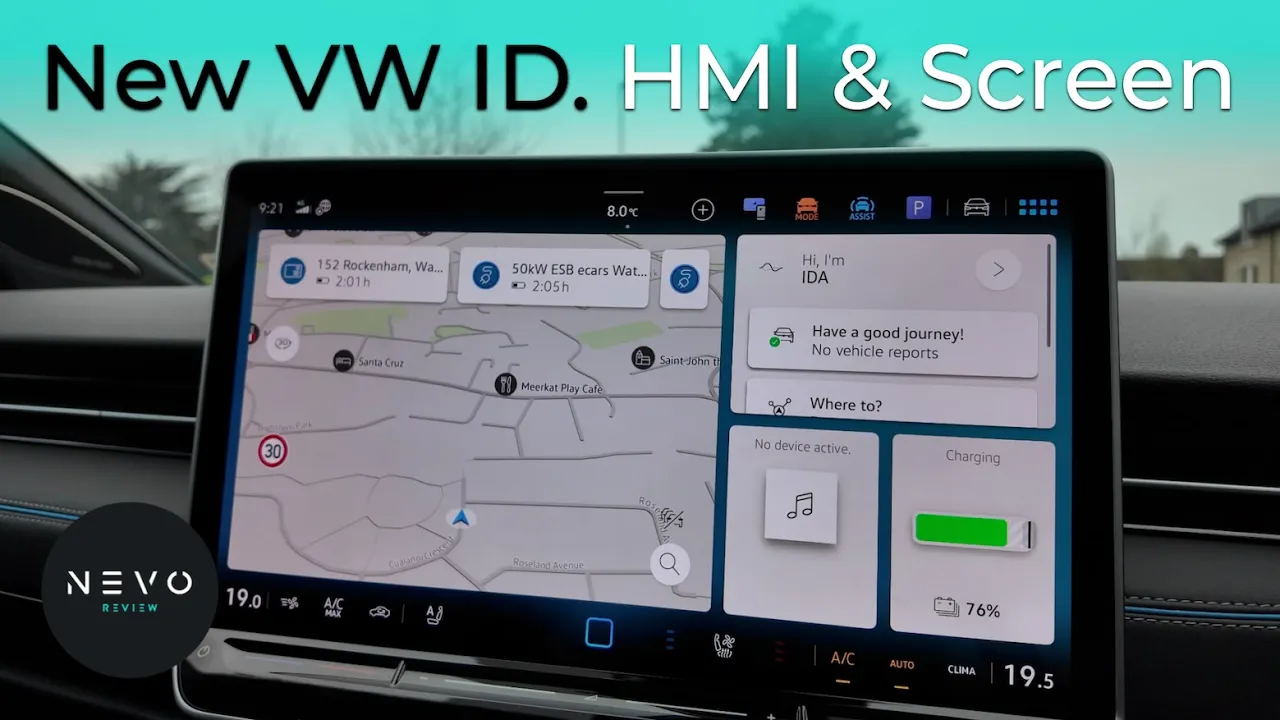 New VW ID. HMI & Screen