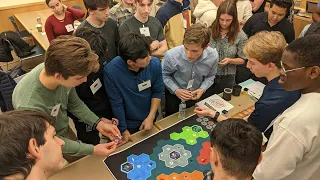 37 University Students play ALLIANCE The Ultimate Political Science Megagame at Dartmouth College