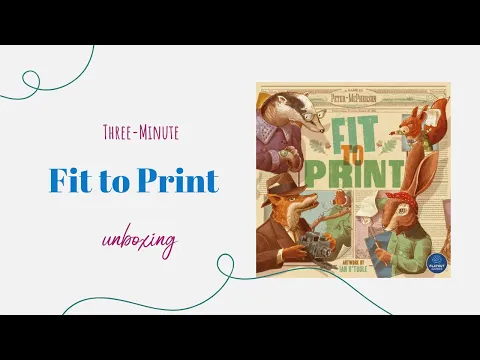Fit to Print - 3-Minute Unboxing