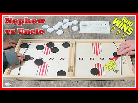 SLING PUCK Foldable Board Game Review