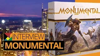 MONUMENTAL is an epic game of civilization, conquest and expansion! | Interview (ENG) | SPIEL 2018