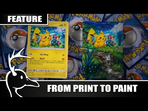 Quackalope Features: Lunumbra’s Painted Pokémon Cards