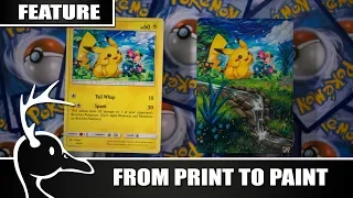 Quackalope Features: Lunumbra’s Painted Pokémon Cards