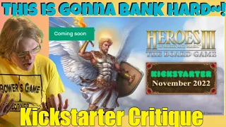 Heroes of Might & Magic III The Board Game - Kickstarter Critique Review