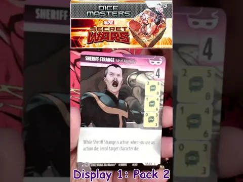 Dice Masters Secret Wars Display One Opening: Pack 2 #shorts